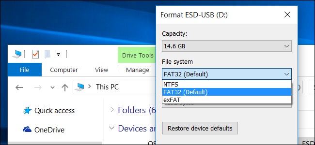 format usb drive for both mac and windows